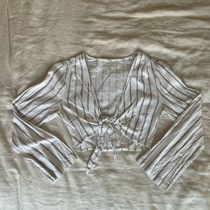 Urban Outfitters Long Sleeve Crop Top
